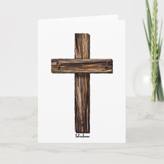 Robustes Kreuz Feiertagskarte (Vorderseite)
