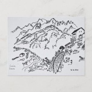 Robustes Val d'Asco Korsika, Frankreich Postkarte
