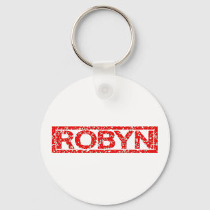 Robyn Briefmarke Schlüsselanhänger