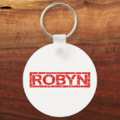 Robyn Briefmarke Schlüsselanhänger (Vorderseite)