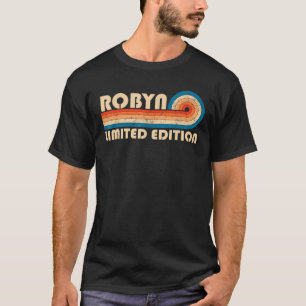 ROBYN Name Personalisiert Funny Retro Vintag Birth T-Shirt