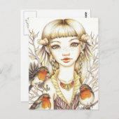 Robyn Postkarte (Vorne/Hinten)