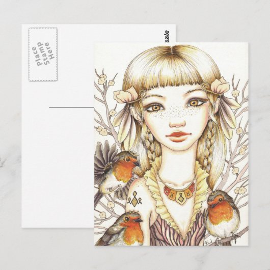Robyn Postkarte (Vorne/Hinten)