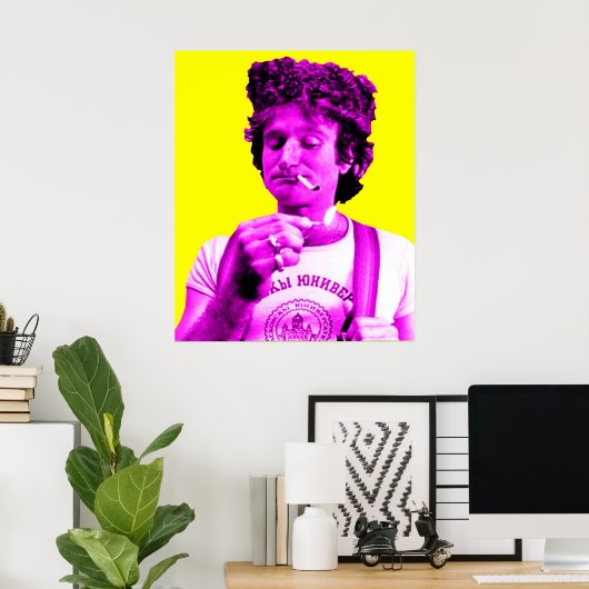 Robyn Williams Pop Art Poster (Heimbüro)