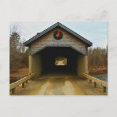 Robyville Covered Bridge, Corinth, Maine I Postkarte (Vorderseite)