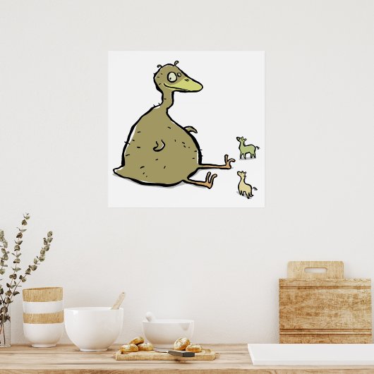 Roc der Vogel Poster (Küche)