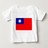 ROC Taiwan - taiwanesische Flagge - 中華民國國旗 - Baby T-shirt (Vorderseite)