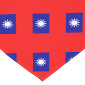 ROC Taiwan - taiwanesische Flagge - 中華民國國旗 - Kurzer Tischläufer (Ecke)