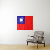 ROC Taiwan - taiwanesische Flagge - 中華民國國旗 - Wandteppich (Beispiel (Horizontal))
