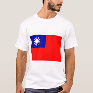 ROC Taiwan - taiwanesische Flagge - 中華民國 T-Shirt