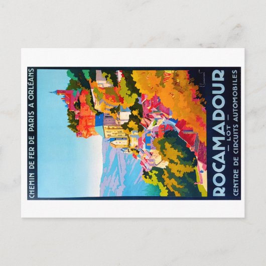 Rocamadour, Département Lot Postkarte (Vorderseite)