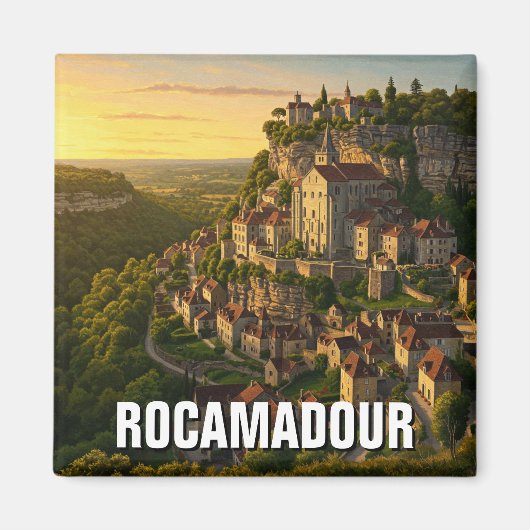 Rocamadour France Travel Magnet (Vorne)