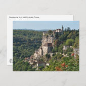Rocamadour Postkarte (Vorne/Hinten)