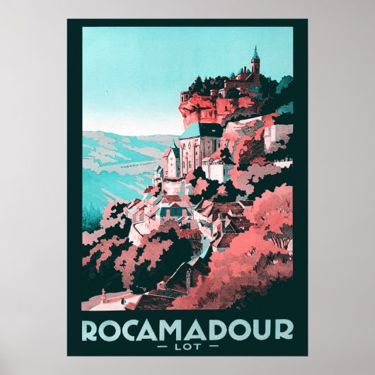 Rocamadour - Vintage Poster (Vorne)