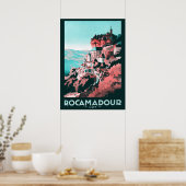 Rocamadour - Vintage Poster (Küche)