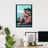 Rocamadour - Vintage Poster (Heimbüro)