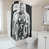 Rocco, das Mädchen Duschvorhang (Beispiel)