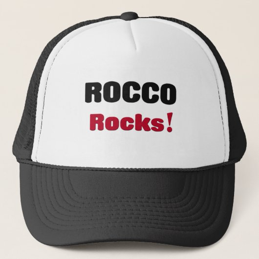Rocco Felsen Truckerkappe (Vorderseite)