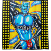 Rocco/Marquee Lights Duschvorhang (Vorderseite)