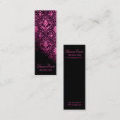 "Roccoco" (mager) Zuhause-Inszenierung Innendesign Mini Visitenkarte (Vorne/Hinten)