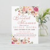Rocha Brautparty Einladung (Stehend Vorderseite)