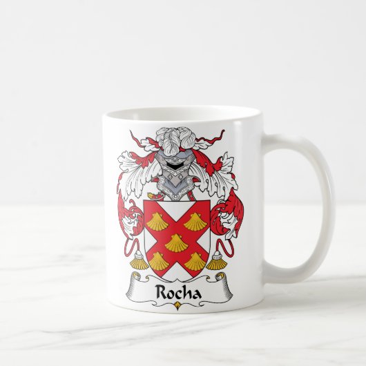 Rocha Familienwappen Kaffeetasse (Rechts)