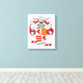 Rocha Familienwappen Leinwanddruck (Insitu (Holzboden))