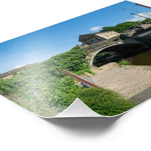 Rochdale Canal, Ludenfoot Fotodruck (Ecke)