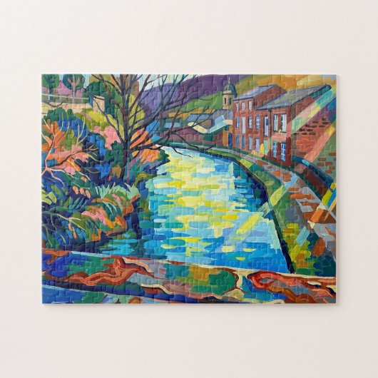 Rochdale Canal Sowerby Bridge Puzzle (Horizontal)