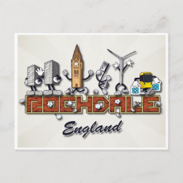 Rochdale-Cartographie Postkarte