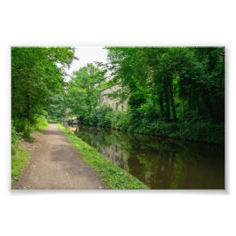 Rochdale-Kanal, Luddendenfoot Fotodruck