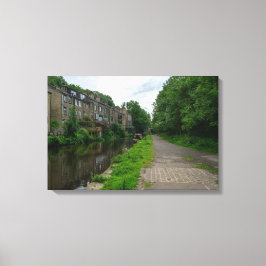 Rochdale-Kanal, Luddendenfoot Leinwanddruck