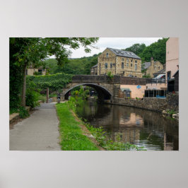 Rochdale-Kanal, Luddendenfoot Poster