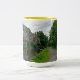 Rochdale-Kanal, Luddendenfoot Zweifarbige Tasse