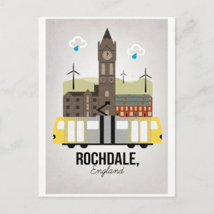 Rochdale Postkarte