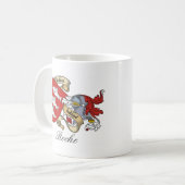 Roche Familienwappen Kaffeetasse (Vorderseite Links)