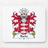 Roche Familienwappen Mousepad (Vorne)