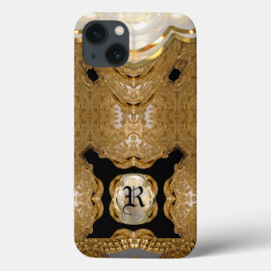 Rocheavonne Elegant Baroque Monogram iPhone 13 Hülle