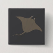 Rochen Button (Vorderseite)