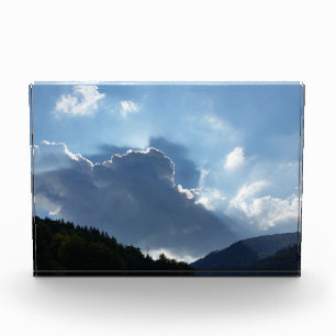 Rochen und Wolken Fotoblock