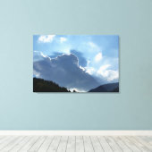Rochen und Wolken Leinwanddruck (Insitu (Holzboden))