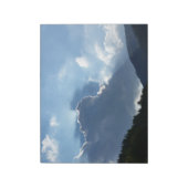 Rochen und Wolken Notizblock (Rotiert)