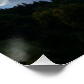 Rochen und Wolken Poster (Ecke)