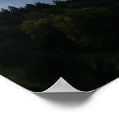 Rochen und Wolken Poster (Ecke)