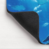 Rochen unter Wasser Mousepad (Ecke)