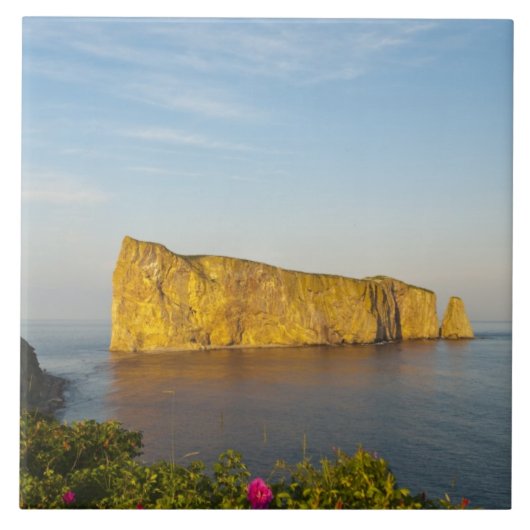 Rocher Perce (Perce-Felsen), Quebec, Kanada. Fliese (Vorderseite)