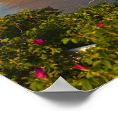 Rocher Perce (Perce Rock), Quebec, Kanada. Poster (Ecke)