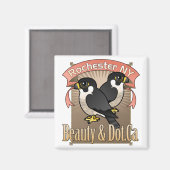 Rochester Beauty & Dot.Ca Magnet (Vorderseite/Rückseite)