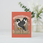 Rochester Beauty & Dot.Ca Postkarte (Stehend Vorderseite)