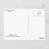 Rochester Castle Postkarte (Rückseite)